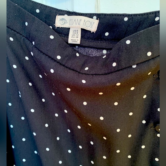 Jupe noire à pois blancs - Picture 4 of 5